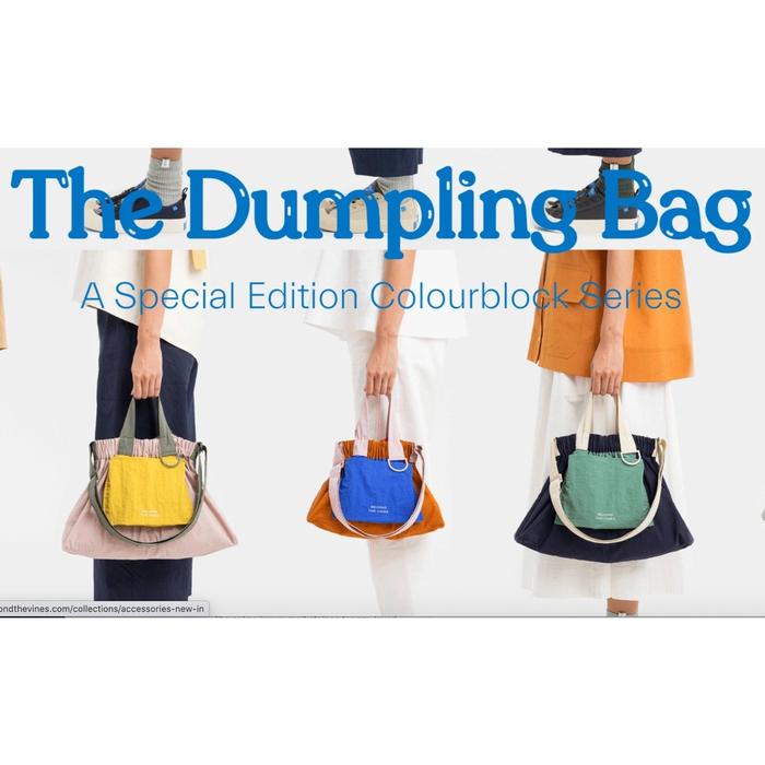 READY STOCK Beyond The Vines Dumpling Bag XS - M COLOURBLOCK BTV XL