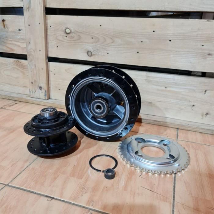 TROMOL DEPAN BELAKANG THUNDER125 CUSTOM JARI JARI