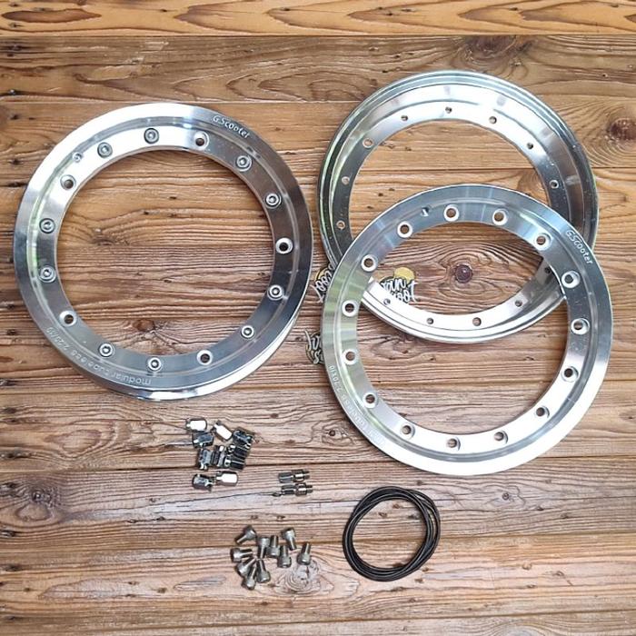 PROMO VELG VESPA TUBELESS R8 R10 MODULAR BY GSCOOTER VESPA SUPER VESPA