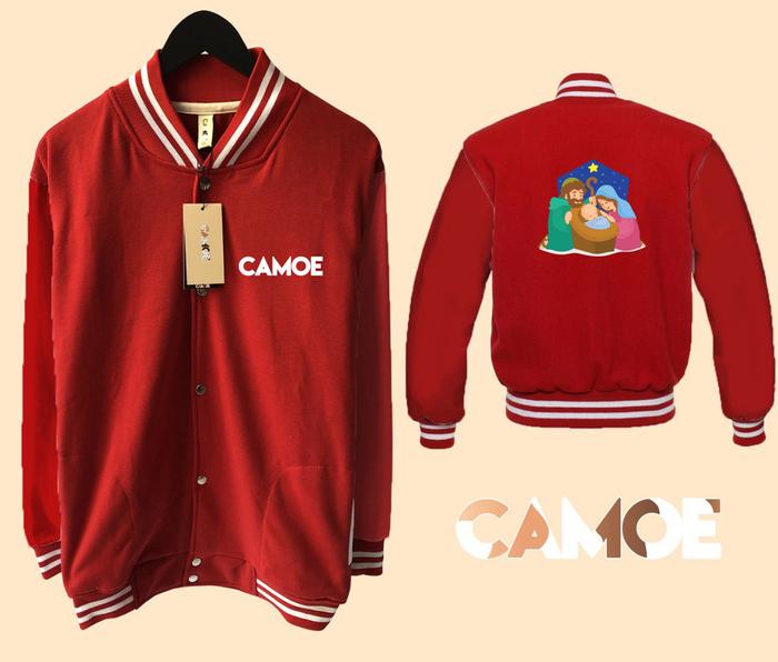 Jaket Varsity CAMOE Kelahiran Yesus Malam Natal Christmas