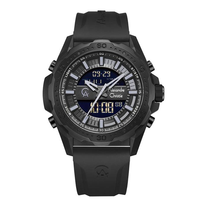 Jam Tangan Pria Alexandre Christie DigiA AC 9370 MH RIPBA Men Digital