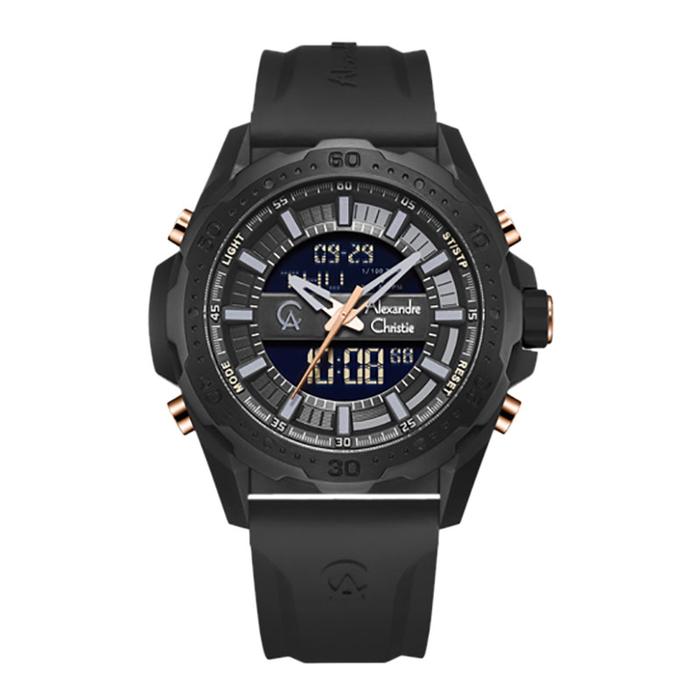 Jam Tangan Pria Alexandre Christie DigiA AC 9370 MH RIPBARG Men Digit