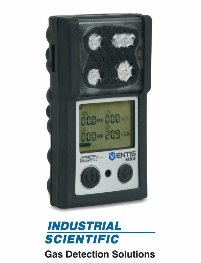 Scientific Ventis MX4 LEL CO H2S O2 4 Gas Detector, monitor + charger