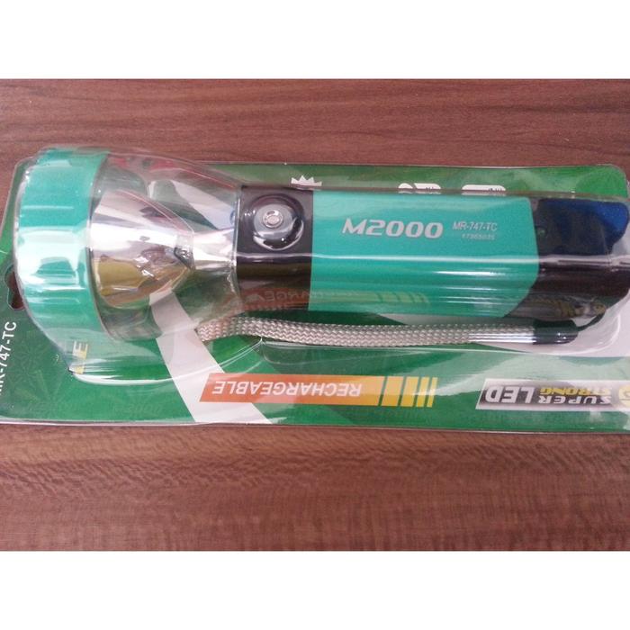 AW* Senter Tangan LED merk M2000 Flashlight MR-747 TC