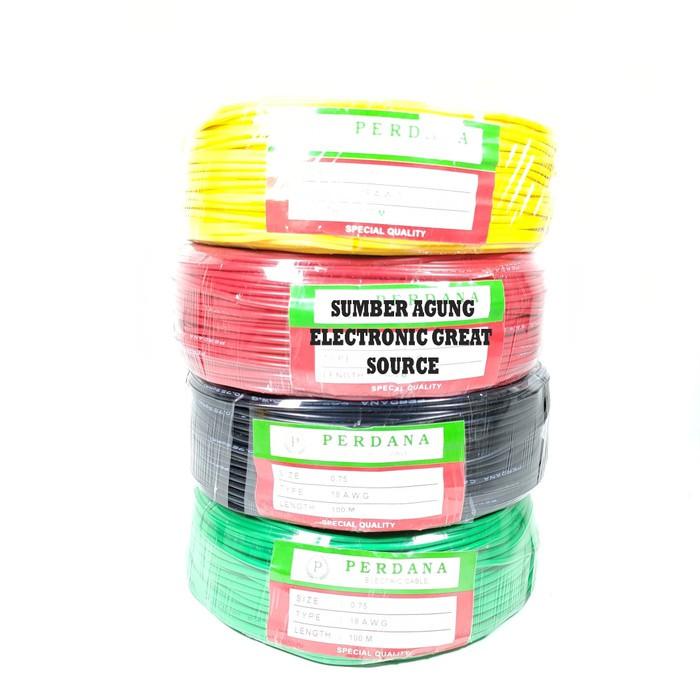 AW* Kabel Serabut Perdana 0.75 Panjang 100M Berkualitas 18AWG