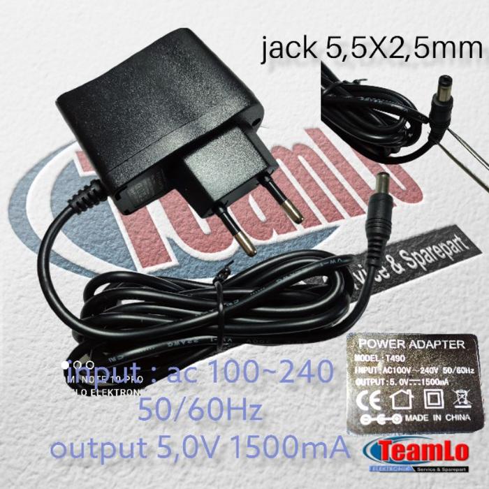 AW* ADAPTOR ROUTER ADAPTOR 5V 1,5A POWER SUPLAY 5V