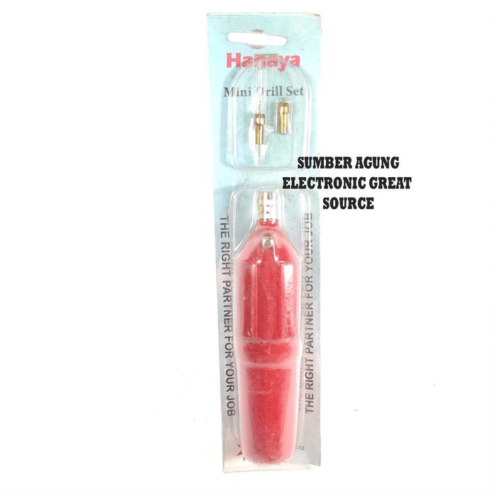 AW* Hanaya Mini Drill Set Bor Mini Kecil Otomatis