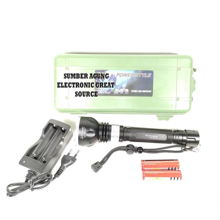 AW* ZXT-2803-T6 Senter ZXT2803 SWAT Alloy Tahan Air Selam POLICE