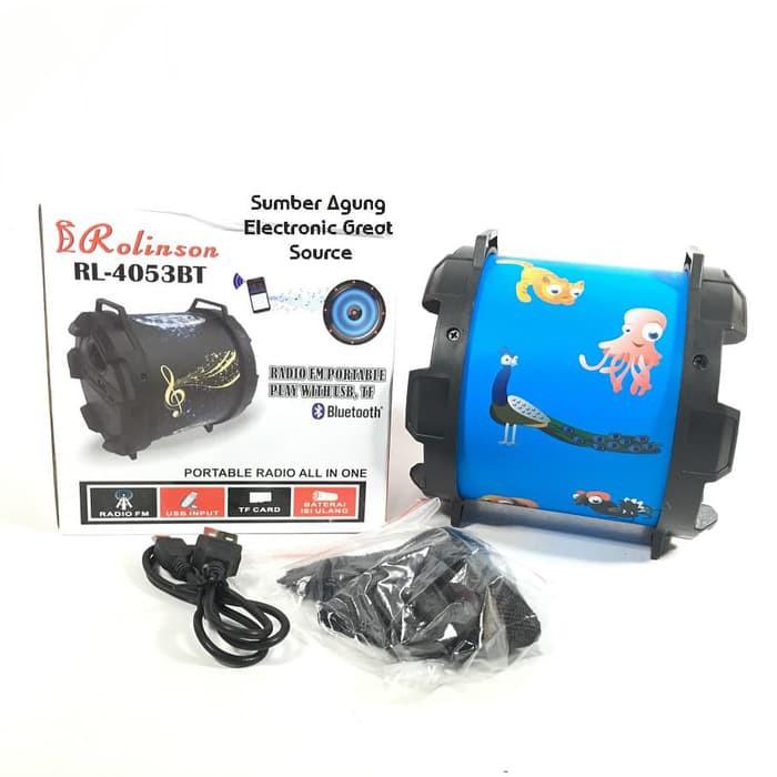 AW* Pemutar Musik RL4053BT Rolinson Bluetooth Radio USB TF Cas