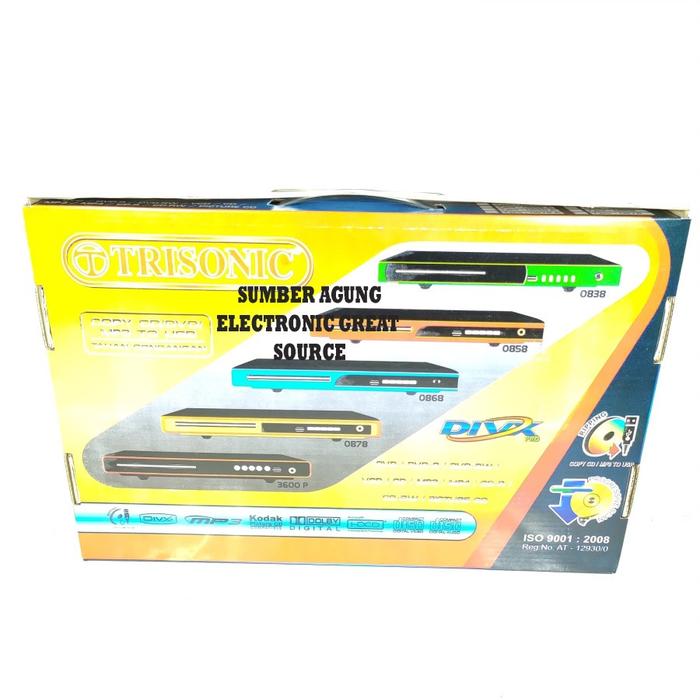 AW* Trisonic DVD Player Mp3 Berkualitas Awet Disc Lengkap Dengan USB