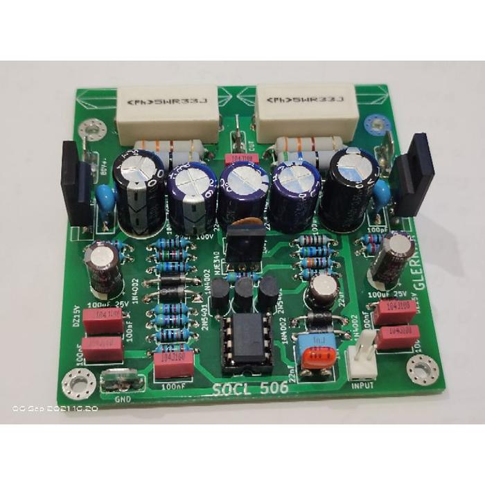 AW % kit socl 506 komponen original pcb fiber daubel layer (sudah uji