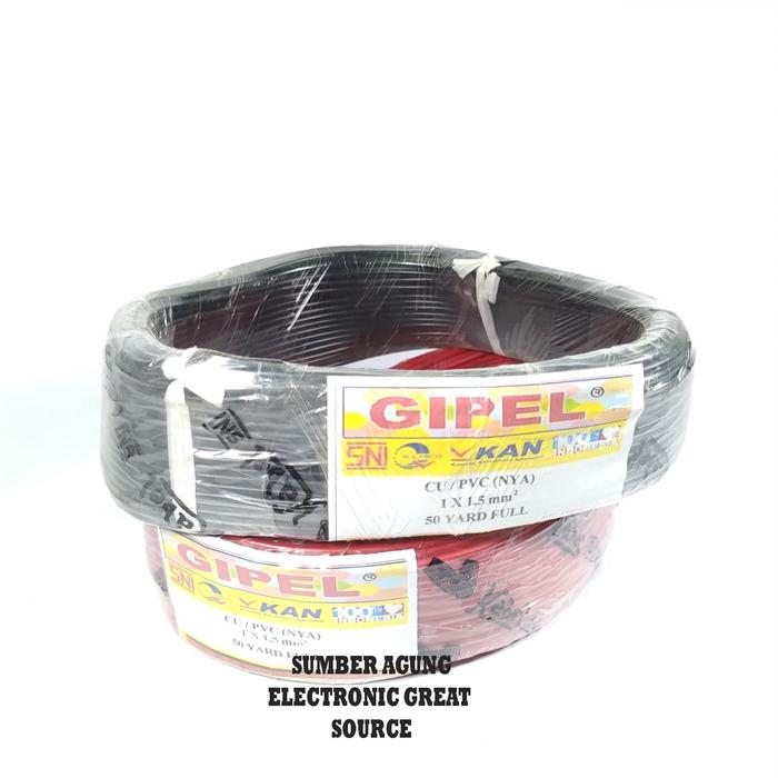 AW* Gipel Kabel NYA 1.5 Engkel Kawat Tembaga SNI LMK KAN Panjang 50