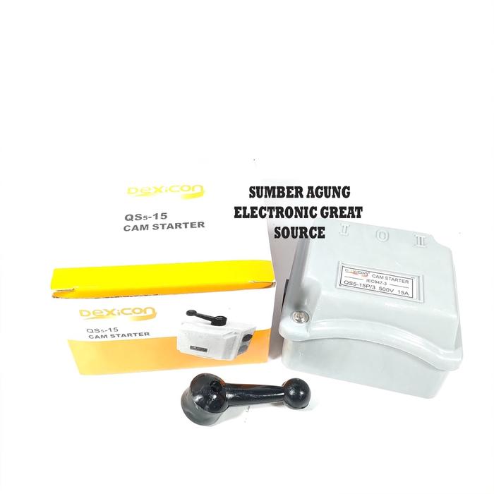 AW* Dexicon Handle 2Pas 3Phase Kecil QS5 15A GZ Cam Starter 500V IOII