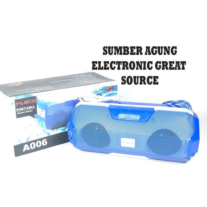 AW* Fleco A006 Portable Wireless Speaker Gaming Powerfull Bass