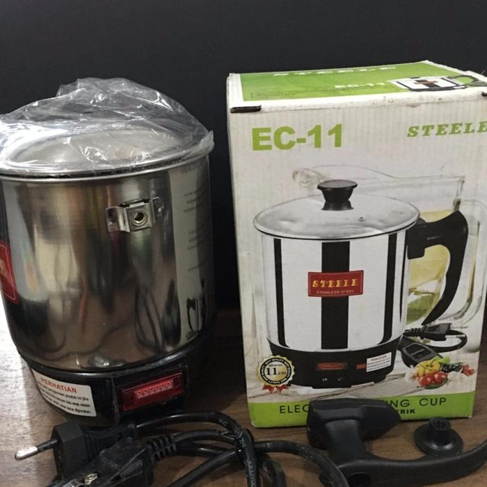 AW* Panci Elektrik Mug Elektrik Otomatis Kecil 11cm Portable Heating