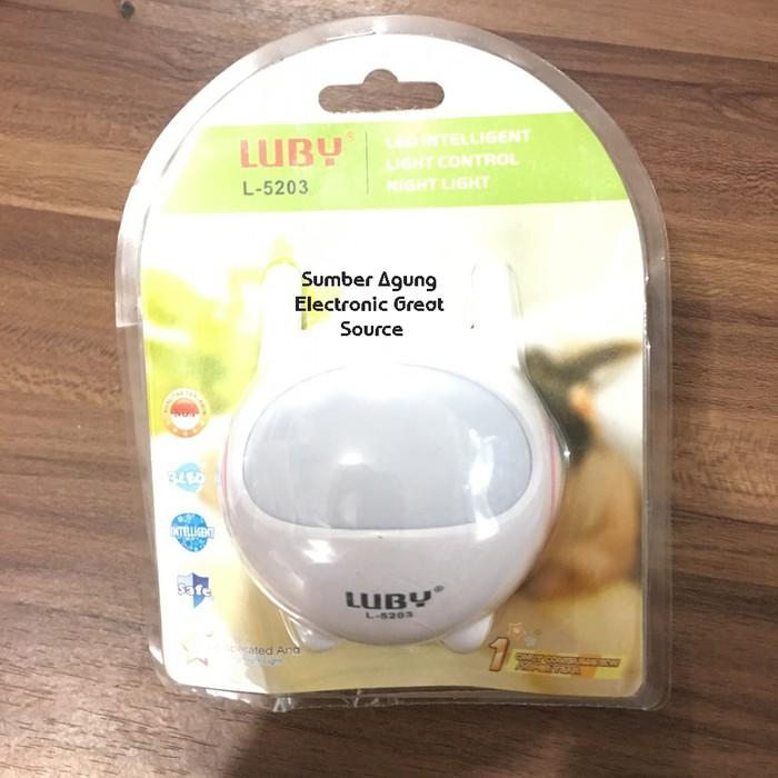 AW* Lampu Tidur Sensor Luby L5203 Robot 5203 Cahaya Putih Inteligent