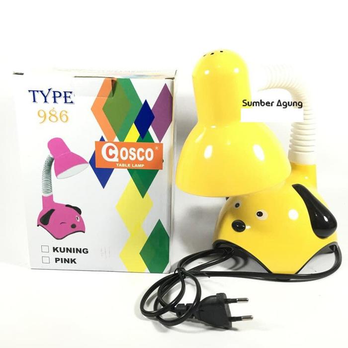AW* Lampu Belajar Anak Berkualitas Cosco 986 Boneka Anjing Corong