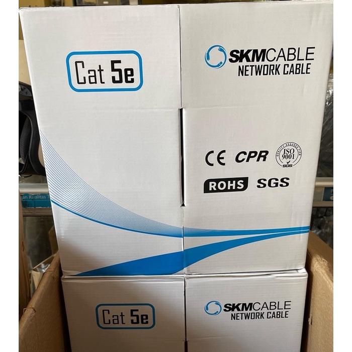 AW % kabel lan SKM utp cat5 panjang 1roll 305meter kabel internet