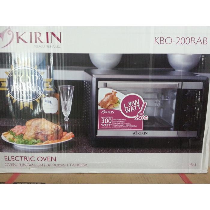 AW* OVEN / Open LISTRIK Kirin KBO-200RAB Besar 20L Hemat Listrik