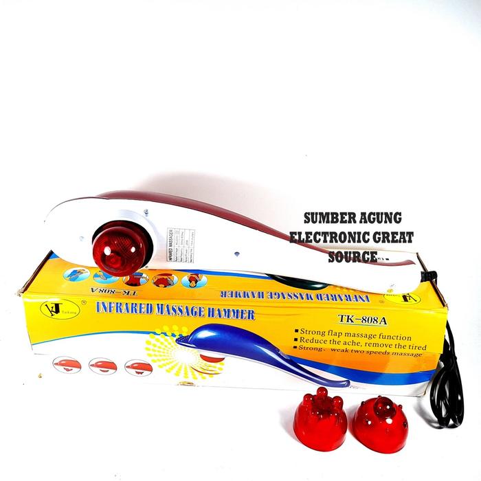 AW* Infrared Massage Hammer TK808A Alat Pijat Listrik Dolphin Lumba