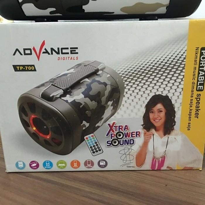 AW* Portable Speaker Advance TP700 Cas Remot Control Xtra Power Sound