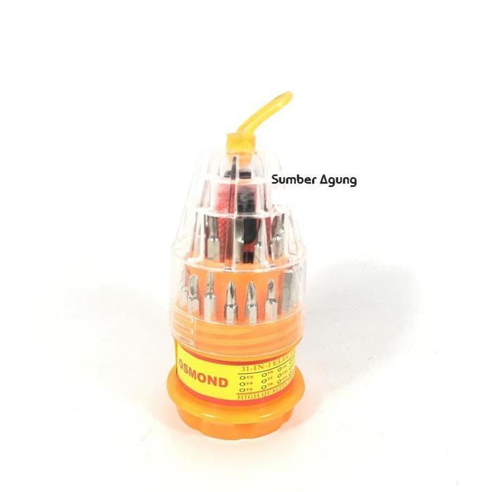 AW* Obeng Set 31in1 31 mata Obeng Cepuk Obeng HP Osmond HP1162