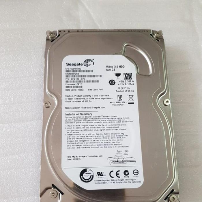 AW % hardisk 500gb seaget