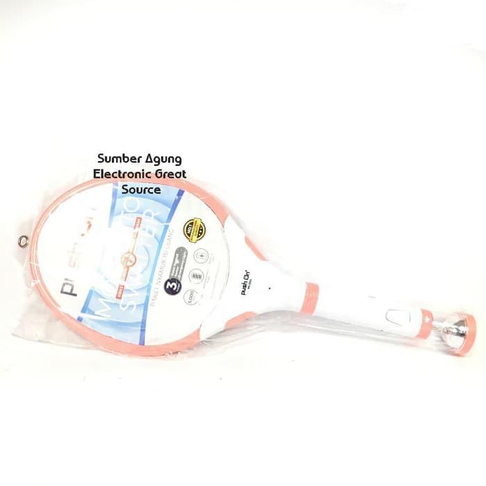 AW* Raket Nyamuk Push on Isi Ulang Dengan Senter Lepasan MS5104