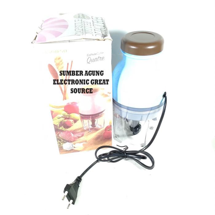 AW* Blender Kapsul Quatre Chopper Daging Bumbu Buah Janoseno Mudah