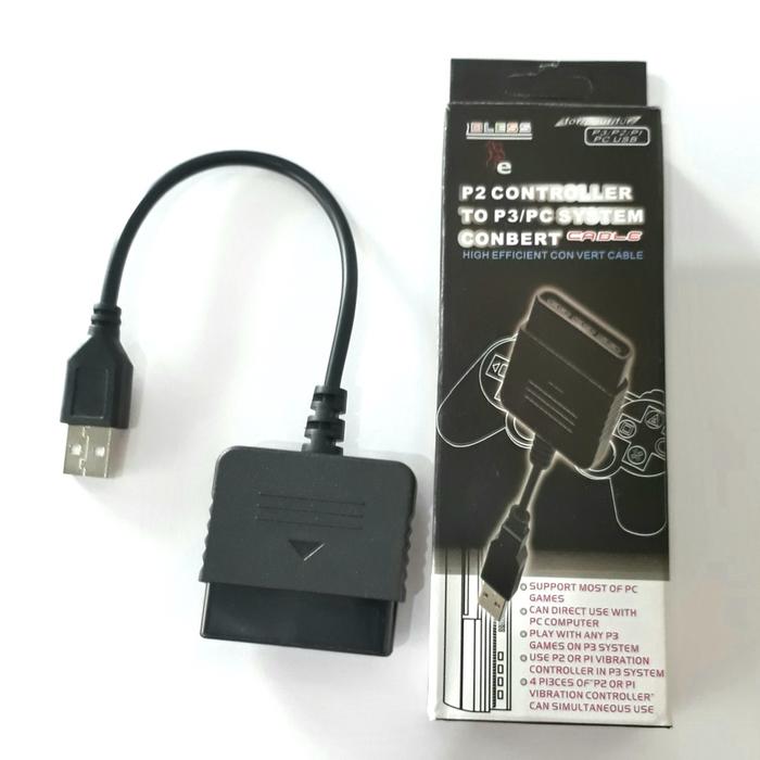 AW % USB Converter Single, 1 Slot Stick Stik Ps2 to PS3 PC Laptop