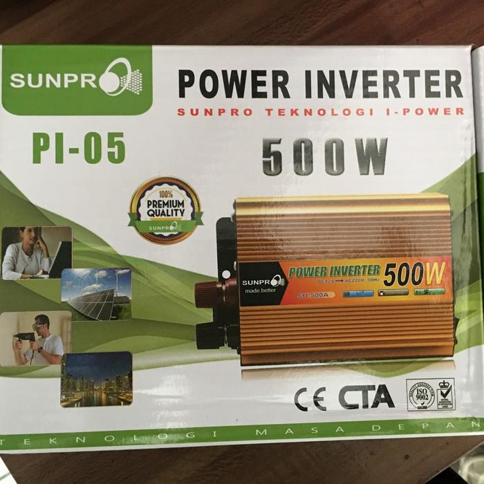 AW* POWER INVERTER DC ke AC Aki ke Listrik Serbaguna Daya Besaar 500W