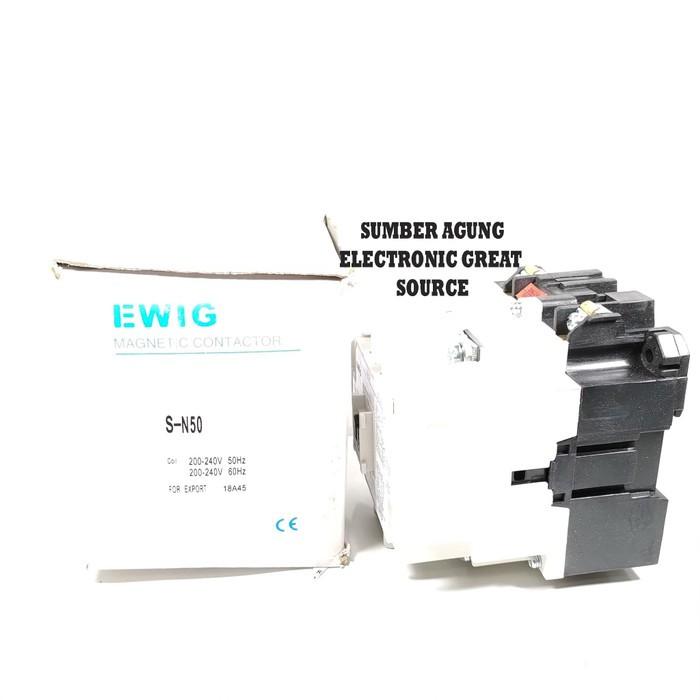 AW* Ewig Kontaktor Listrik SN50 50A Magnetic Contactor SN Series