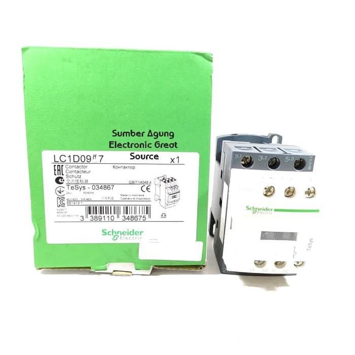 AW* LC1D09M7 LC1D09 Contactor 9A Schneider Electric Kontaktor Listrik