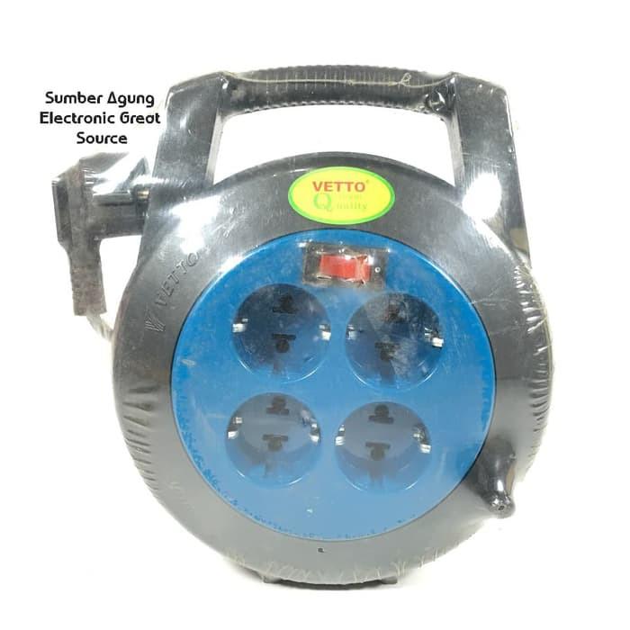 AW* Rol Kabel Box 10M 10 Meter 250V Kabel Tebal Merk Veto Saklar