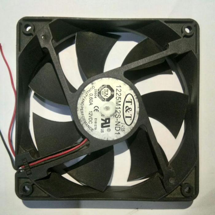 AW* Kipas murah DC 12v jamin hidup 12x12 60A bekas.Fan cabuta.Ex cpu.
