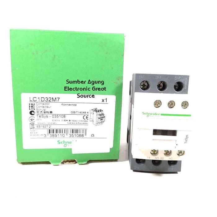 AW* LC1D32M7 Contactor Schneider Electric 32A Kontaktor Listrik Panel
