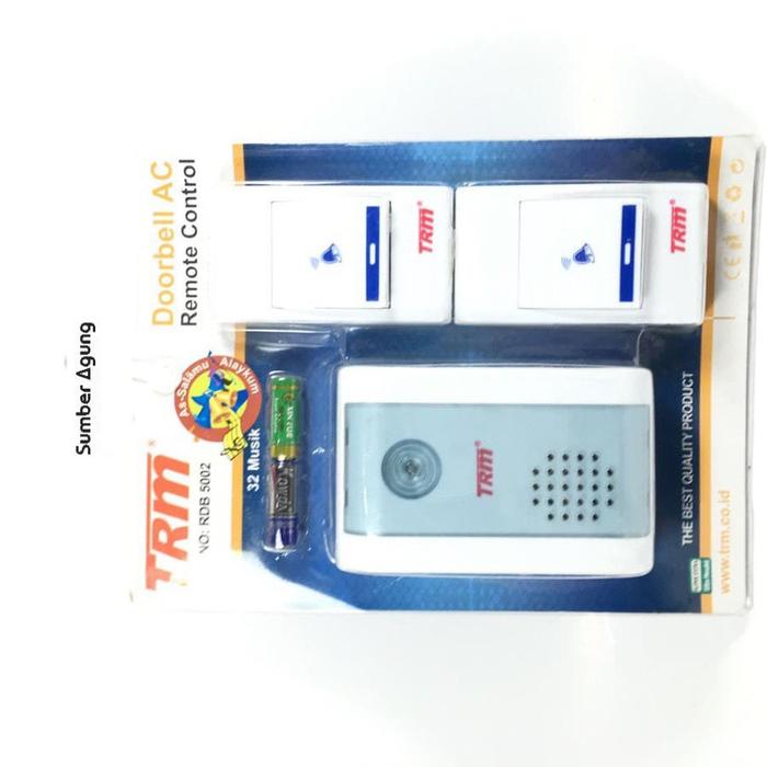 AW* Bell 2 Remot TRM Bel Rumah Tanpa Kabel Portable Listrik