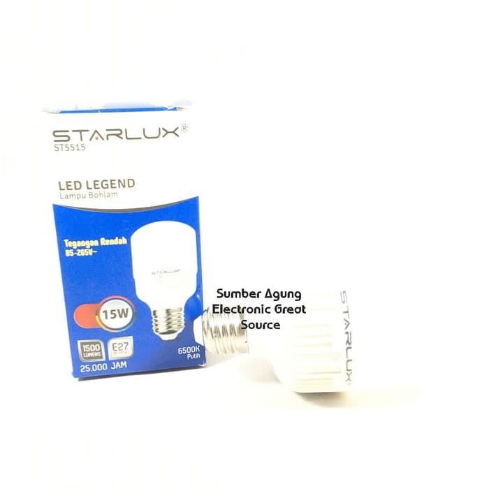 AW* Lampu Bohlam Tabung 15W Starlux Kapsul 15 Watt LED Terang Garansi