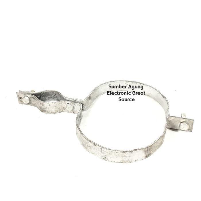 AW* Klem Tiang Lampu Tiang Listrik Galvalum Lampu Kuat Besi Begel
