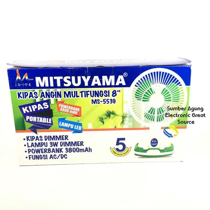 AW* Kipas Angin Emergency Mitsuyama MS5539 8inch Multifungsi AC DC
