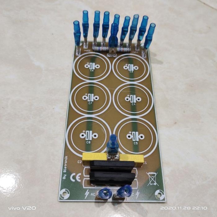 AW % kit PSU Ab 6 Elco tanpa elco PCB fiber