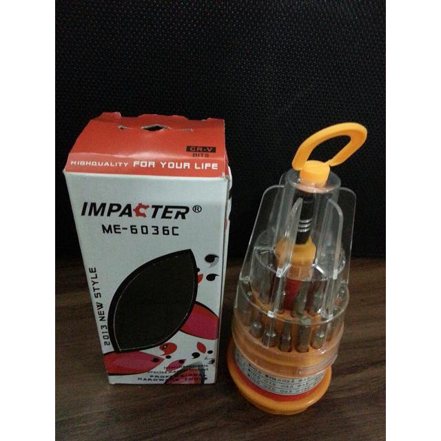 AW* Obeng Set / Drei Hp Cepuk 31in1 Impacter Me-6036c Besar