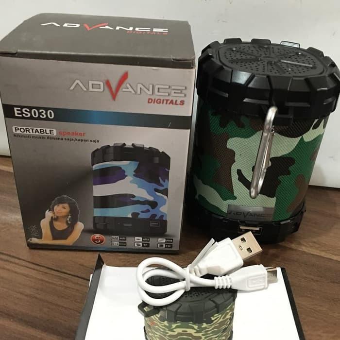 AW* Speaker Mini Doreng Advance ES030 Bluetooth Memori USB Aux FM