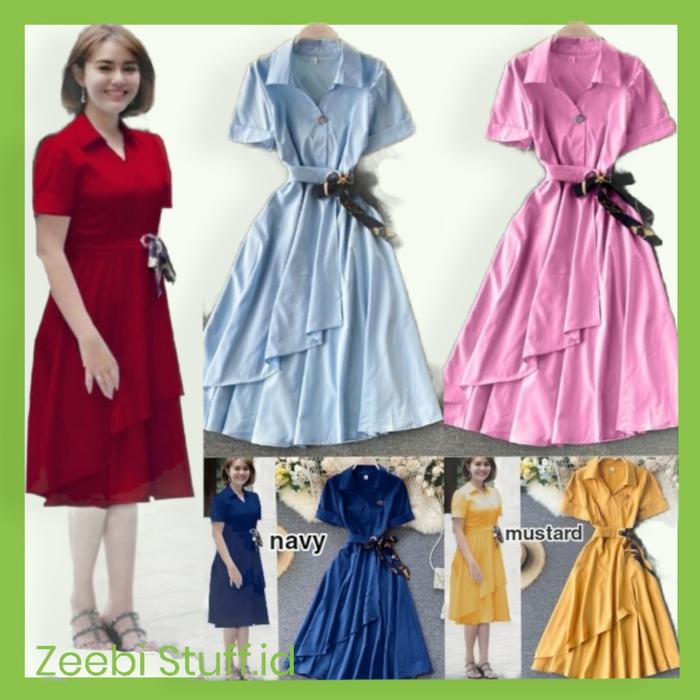 Atasan Drees Dress Andin Amanda Manopo Ikatan Cinta baju Dres Wanita