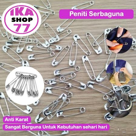 Peniti Besar Kecil Peniti Jilbab Cantel Kasur Jumbo Silver Tebal Kuat