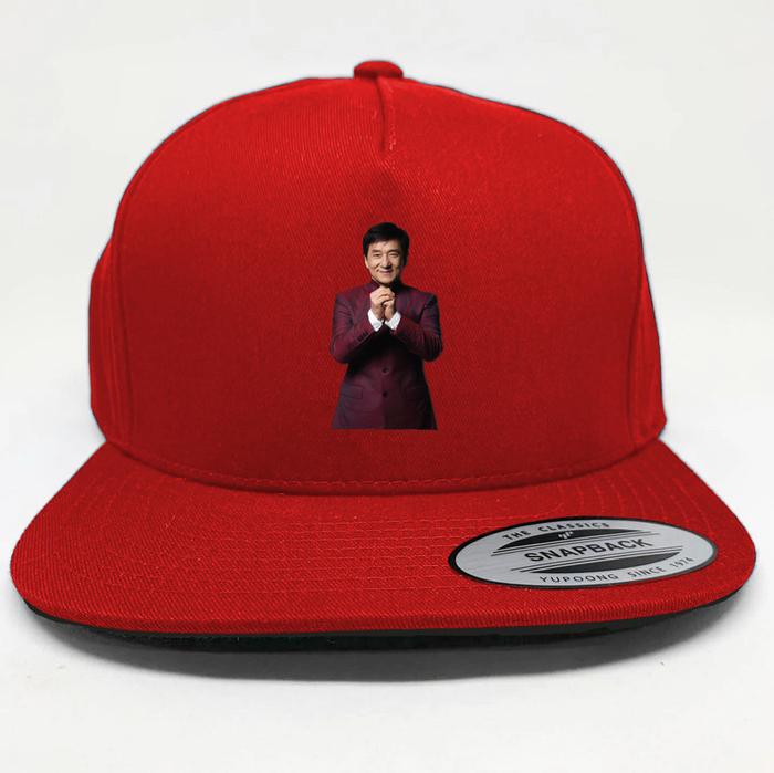 Topi Snapback Imlek Jackie Chan Gong Xi Fa cai