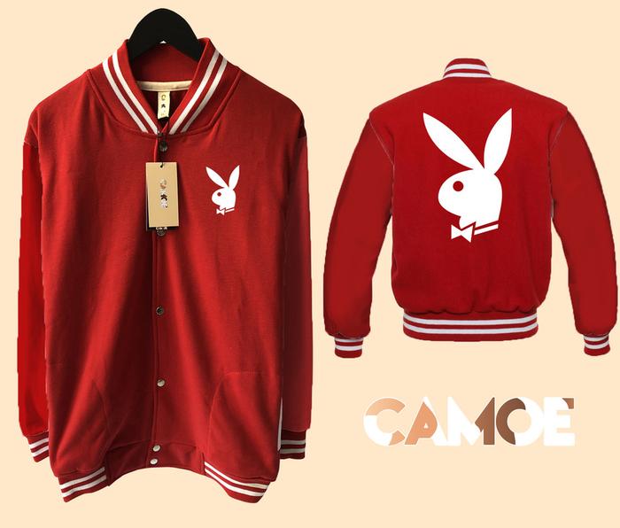 Jaket Baseball Varsity Playboy Imlek Shio Kelinci CNY