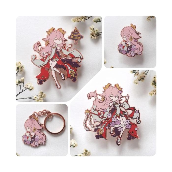 Yae Miko Hard Enamel Pin Special Series