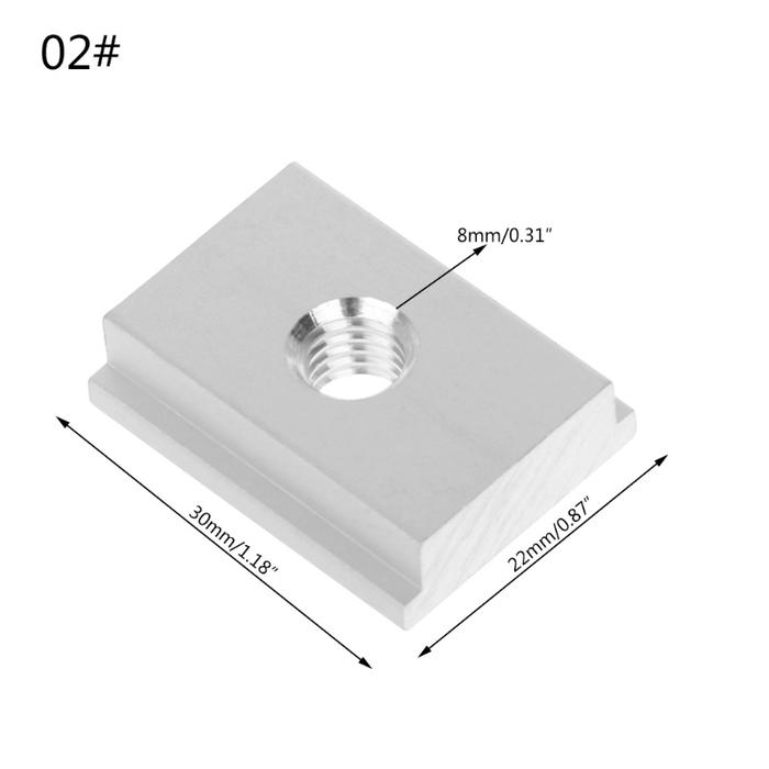 SUN M6 M8 T-slot T-Slider Sliding Nut For Woodworking Tool Slot