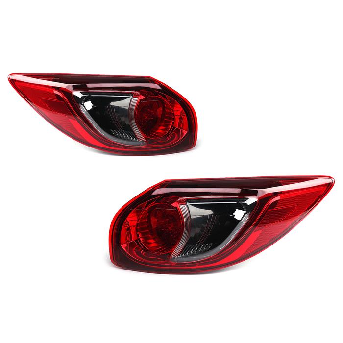 Terbaru Car Rear Tail Light Brake Lamp Left+Right Red for Mazda CX-5
